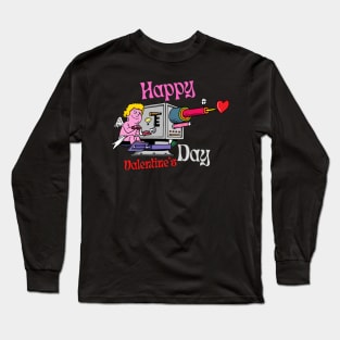 valentines day funny cupid goofy popular trends Long Sleeve T-Shirt